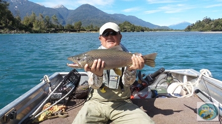 Fotos da pesca esportiva em Chaiten no Chile